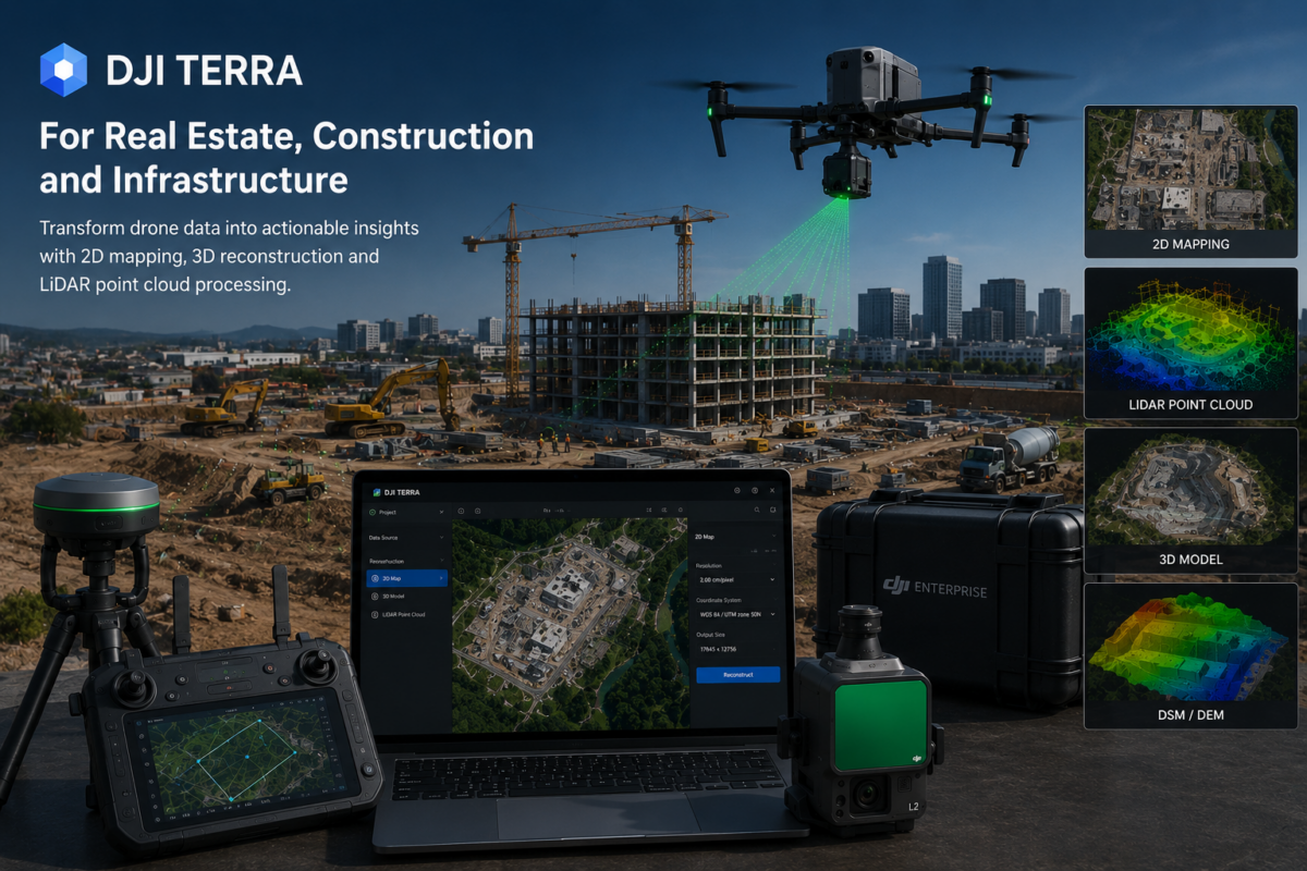 DJI Terra for Real Estate, Construction and Infrastructure: 10 Practical Use Cases